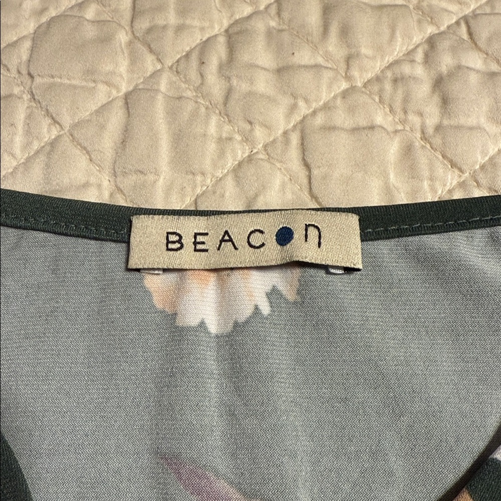Beacon Dark Green Floral V-Neck Spaghetti Strap Cami - Picture 2 of 3
